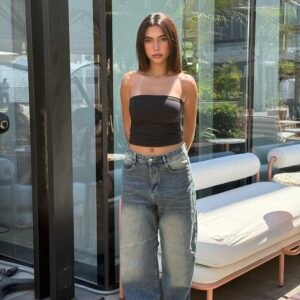 Arsenic with Camouflage Green Washed Denim