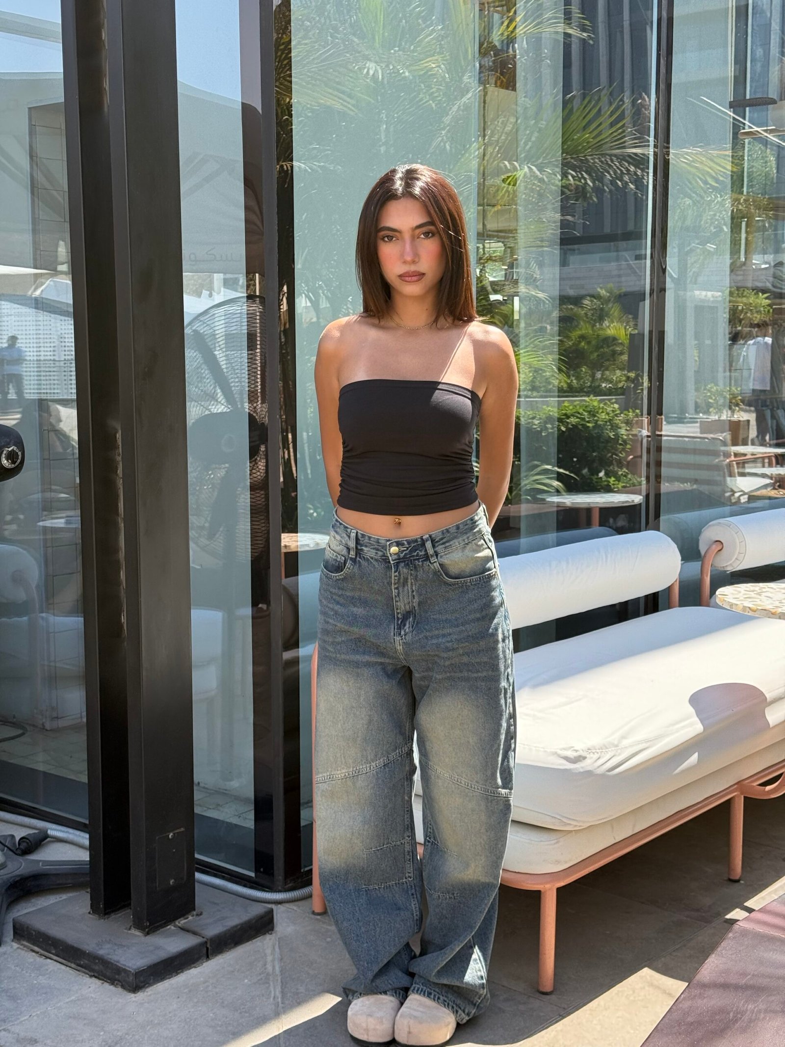 Arsenic with Camouflage Green Washed Denim