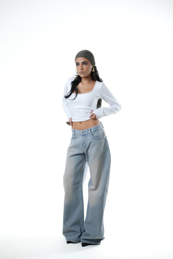 Light Washed Baggy Denim - Image 3