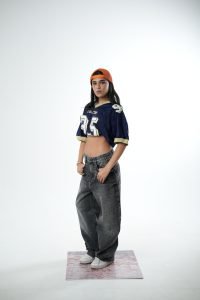 Gray with Manatee Washed Denim