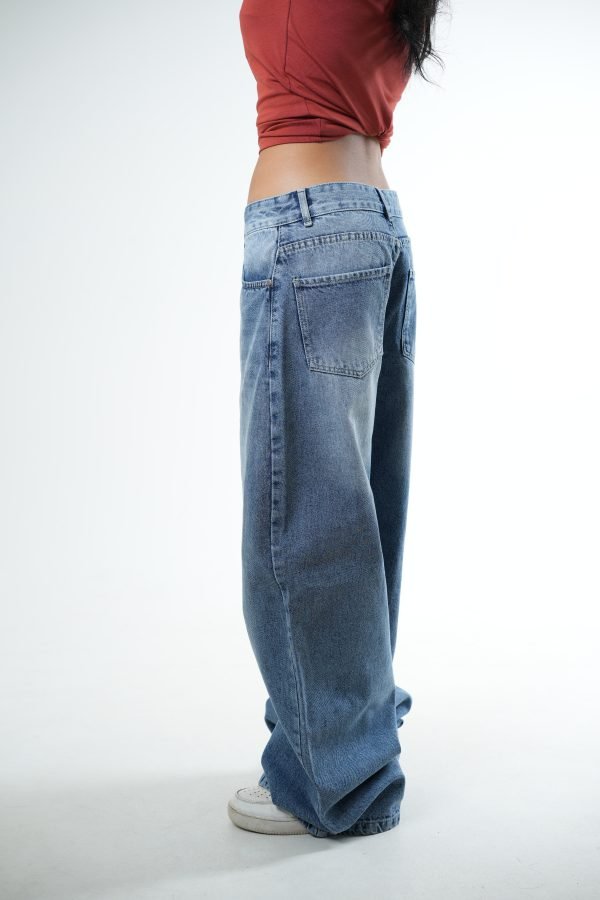 Low Waist Light Blue Denim - Image 4