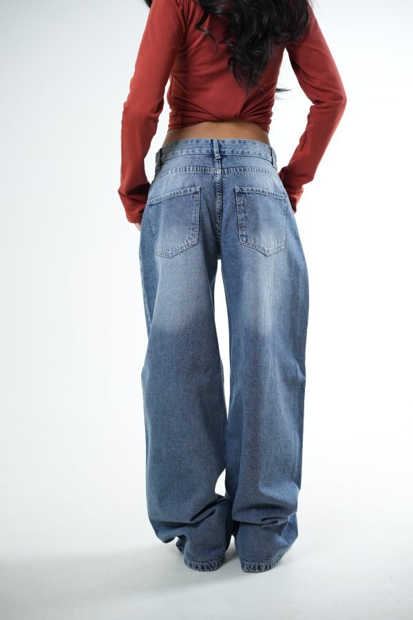 Low Waist Light Blue Denim - Image 5